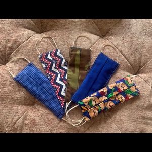 Wahshable cotton face masks